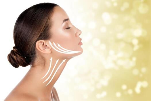 Portrait Of Woman With Perfect Skin And Makeup Antiaging Concept Photo